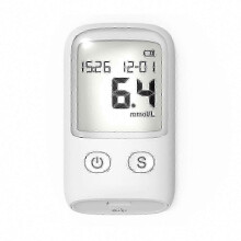 A Hemoglobin A1c and Blood Glucose Monitor Kit for home Diabetes Testing, the kit includes a monitor and 50 Tests.