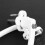 Double Ended Solid Thick Lever Handle With Keys For Door And Windowwhite 5