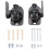 Universal Rotatable Speaker Wall Mount Stand Bracket 1 Pair Black 1