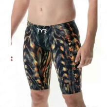 (color 15, 5xL) Men's Endurance Swim Jammer Shorts, an Athletic Training Swimming Trunk and Surf Pants Swimwear