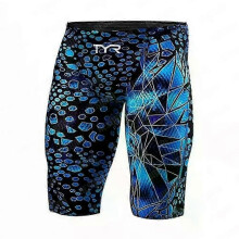 (color 9, L) Men's Endurance Swim Jammer Shorts, an Athletic Training Swimming Trunk and Surf Pants Swimwear