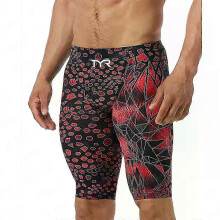 (color 10, xxxL) Men's Endurance Swim Jammer Shorts, an Athletic Training Swimming Trunk and Surf Pants Swimwear