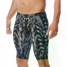 (color 14, xxxL) Men's Endurance Swim Jammer Shorts, an Athletic Training Swimming Trunk and Surf Pants Swimwear