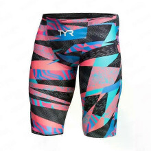(color 6, xxS) Men's Endurance Swim Jammer Shorts, an Athletic Training Swimming Trunk and Surf Pants Swimwear