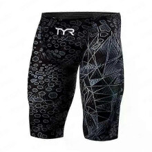 (color 7, xxxL) Men's Endurance Swim Jammer Shorts, an Athletic Training Swimming Trunk and Surf Pants Swimwear