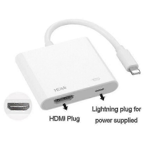 Adattatore da Lightning a HDMI a 8 pin per iPhone e iPad - Cavo AV digitale, compatibile con iPhone 7/8/X 2