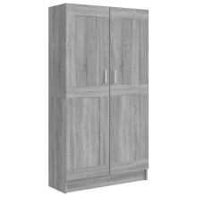 (grey sonoma) vidaXL Book Cabinet Storage Rack Bookshelf Bookcase Sideboard Engineered Wood
