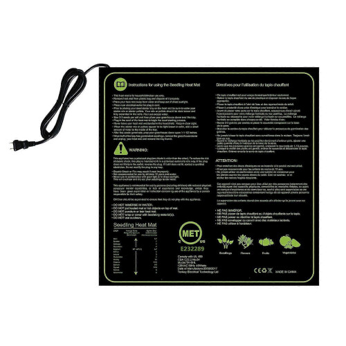 Seedling Heat Mat for Seed Starting,waterproof Heating Pad for Beer Brewing Fermentation