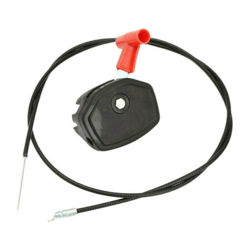 Universal Lawn Mower Throttle Control Lever, Adjustable Handle Switch with Durable Cable for Most Models 1