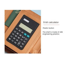 Leather Portfolio Folder with Zipper for Women/Men, Business Padfolio with Handle, Conference Notepad Folder Black