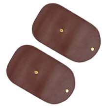 Pack of 2 Ergonomic Shoe Care Gloves PVC Wool Like Fabric