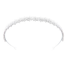 Vintage Ice Flower Design Princess Headband Featuring 3D