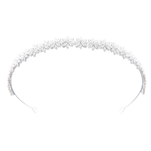 Vintage Ice Flower Design Princess Headband Featuring 3D