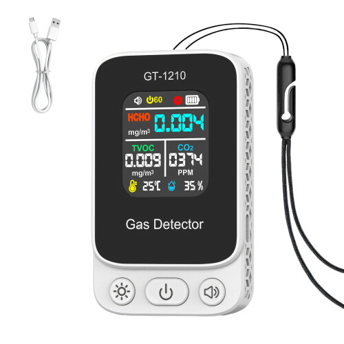 Combustible Gas And Carbon Monoxide Detectors Easy-White