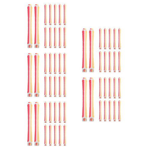 120Stk Haarwickler Set Für Locken Haarstyling Flexible Permstäbe 1