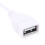 Cable USB 2.0 macho a hembra con interruptor de extensión para línea eléctrica. 4