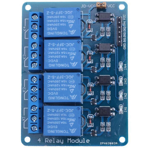 5v 4 Channel Relay Board Module Optocoupler Led For Pic Arm Avr 1