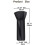 Telo di copertura impermeabile e resistente per riscaldatore da esterno 210d nero (Ruipei) 3