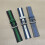 (B) Co-branded Series Strap Soft Genuine Leather Watch Strap Colour Blocking 22mm 7