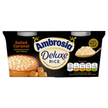 Ambrosia Deluxe Rice Pudding Salted Caramel Flavour ReadytoEat Dessert