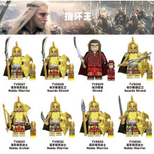 Lord Of The Rings Hobbit Toy Lego Minifigures Figure Elrond Golden Elf Army Elves Soldiers