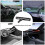 Bilolja Diffuser Bil Diffuser Vent Clip med Refill-Car Air Freshener-Bil Parfym-Car Vent Oil Diffuser 2