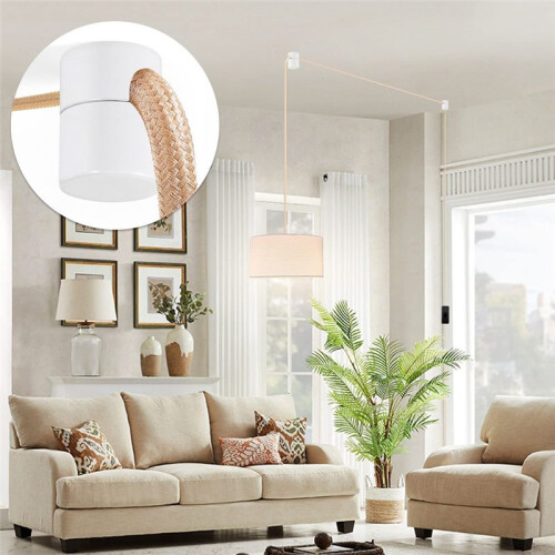 6 Pack Aluminum Chandelier Hook for Ceiling Hanging, Ceiling Hooks for Hanging Lights White 1
