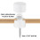 6 Pack Aluminum Chandelier Hook for Ceiling Hanging, Ceiling Hooks for Hanging Lights White 4