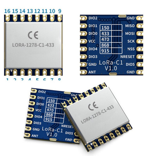 Module Lora 433 Lora1278-C1 433Mhz Wireless RF Module Communication Module SX1278 ...