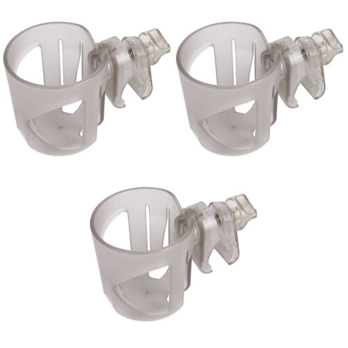 3Pièces -Gobelet Transparent En ABS Pour Poussette Bébé 1