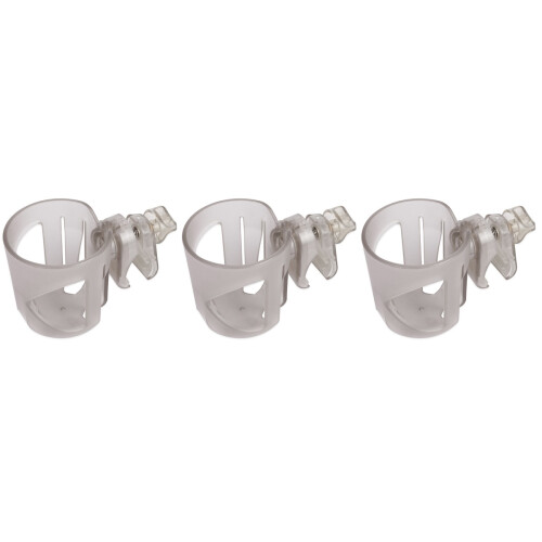 3Pièces -Gobelet Transparent En ABS Pour Poussette Bébé 2