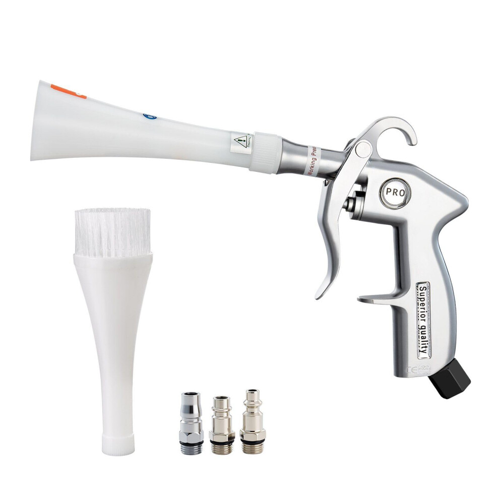 Car Cleaning Gun 69.2 Bar Pressure Air Blow Gun With Brush Nozzles For Interior And Exterior Dust Removal 9330225536765