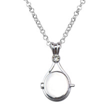 Collana con conchiglia bianca, ciondolo H2O Mermaid Melody per giochi di ruolo, materiale in acciaio inossidabile, taglia unica, design a co