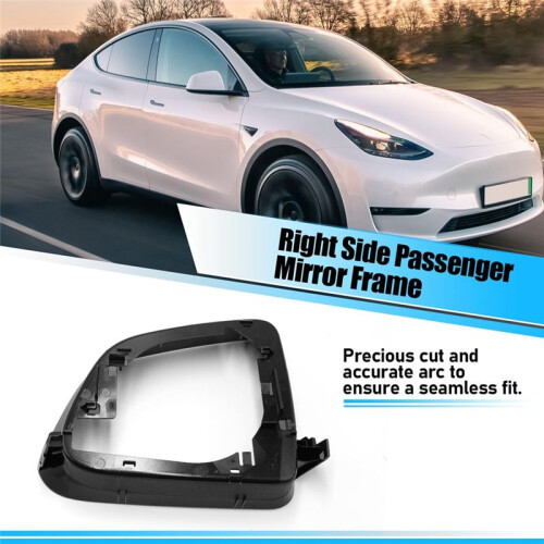 For  Model Y 2019-2023 Side Mirror Cover Lower Bottom Bracket Frame 8202101 8202201(Right) 1
