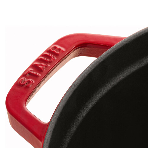 STAUB Cast Iron Roaster/Cocotte, Round, 30 cm, 8.35 L, Cherry Red 1