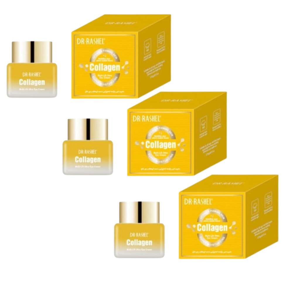 Cream (Pack Of 3) Dr. Rashel Collagen Multi Lift Ultra Glow Day 50G