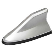 (Silver) For Nissan X Trail Qashqai Antenna Car Shark Fin Antena Auto Roof Radio Aerial Covers X-trail T30 T31 T32 Qashqai J10 J11 J12