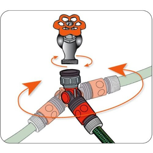 Gardena Gardena Swivel Elbow Tap Connector 1