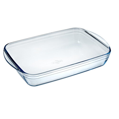 ?cuisine? Rectangular Glass Baking & Roasting Dishes | Extreme Resistance | Oven Safe - Freezer Safe - Microwave Safe (Rectangular Roaster Set of 2 2