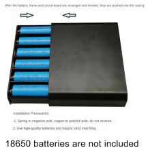 USB 5V 9V 12V Output DIY 18650 Battery UPS Power Supply Box for DVR Wireless Router Modem Mobile Phone LED