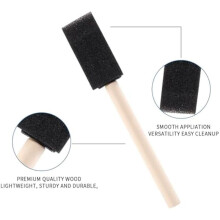 1 Inch Foam Paint Brushes,100pcs Painting Sponges-Foam Brushes Sponge Brush for Painting,Crafting,Acrylics,Stains