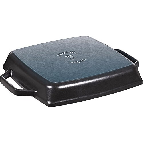 STAUB Cast Iron Square Grill Pan, Black, 23 cm 1