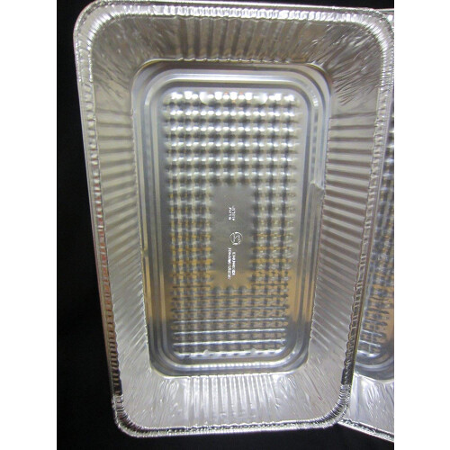 4 x Extra Large Size Rectangular Foil Roasting Pan/Baking 52cm x 33cm x 7cm 1