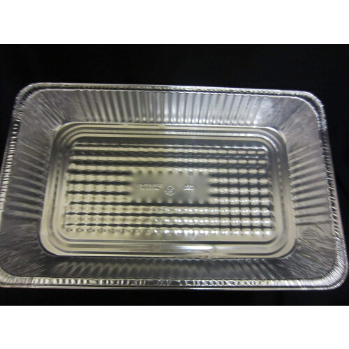 4 x Extra Large Size Rectangular Foil Roasting Pan/Baking 52cm x 33cm x 7cm 2