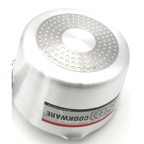 16CM Aluminium Milk Pan Wooden Handle 2
