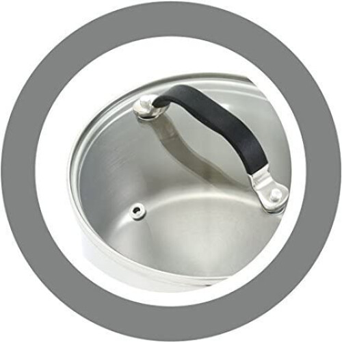 ProWare Stainless Steel Soft Grip 20cm Saucepan 2