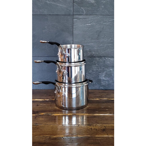 ProWare Stainless Steel Soft Grip 18cm Saucepan 1