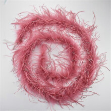 (Cameo) 2yards /lot Ostrich Feather Boa Decor For Clothes Holiday Decorations Fluffy Feathers Cape Handicraft Accessories Plumas Trims