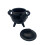 Fiesta Studios Cast Iron Cauldron Small Plain Witch & Magic Accessory for Wicca Potions Neopaganism 3