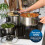 Salter Salter Stackable 3-Piece Stockpot Set ? 16/20/24 cm Stack-in Stainless Steel Cooking Pots, Nesting Design, Foldable Soft-Touch Handles, Induction 3